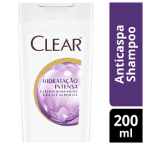 Clear Hidratação Intensa - Shampoo Anticaspa 200ml