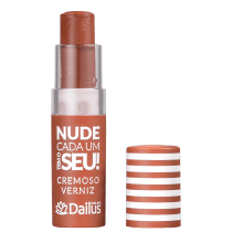 Dailus Nude Cada Um Tem o Seu Verniz 12 Caramelo - Batom Cremoso 4g