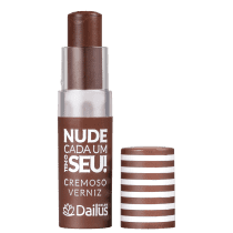 Dailus Nude Cada Um Tem o Seu Verniz 14 Puro Cacau - Batom Cremoso 4g
