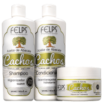 Kit Felps Professional Cachos Azeite de Abacate Trio (3 Produtos)