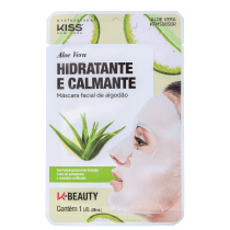 Kiss New York Aloe Vera Hidratante e Calmante - Máscara Facial 20ml