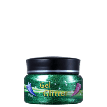 Colormake Gel Verde - Glitter 150g