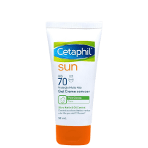 Cetaphil Sun Gel Creme FPS 70 - Protetor Solar com Cor 50ml