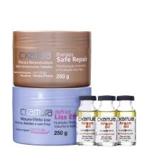 Kit C.Kamura Cronograma Capilar Repair (3 Produtos)