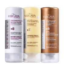 Kit Viscaya Cronograma Capilar Ultra Repair (3 Produtos)