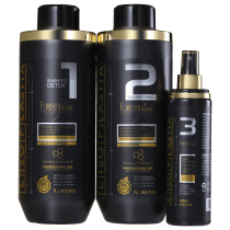 Kit Forever Liss Professional Plástica de Realinhamento Capilar Lisoplastia (3 Produtos)