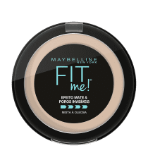 Maybelline Fit Me! B01 Super Claro Bege - Pó Compacto Matte 10g
