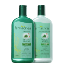 Kit Farmaervas Babosa e Ginseng Duo (2 Produtos)