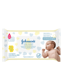 Johnson's Baby Recém-Nascido - Lenços de Limpeza (96 Unidades)