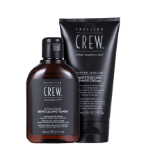 Kit Barba American Crew Shaving Skincare Moisturizing (2 Produtos)
