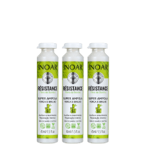 Kit Inoar Résistence Fibra Bambu - Ampolas Capilares 3x45ml