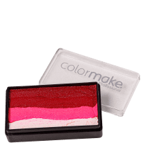 Colormake Blocks Vinho, Vermelho, Pink e Branco - Tinta 30g