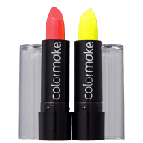 Kit Colormake Batom Fluorescente Vermelho e Amarelo (2 Unidades)