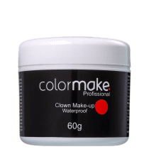 Colormake Clown Makeup Vermelho - Tinta Cremosa 60g