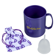 Kit Violeta Cup Tipo A Transparente (2 Produtos)