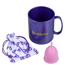 Kit Violeta Cup Tipo A Rosa (2 Produtos)