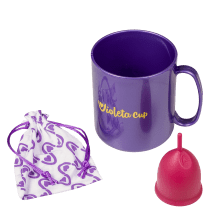 Kit Violeta Cup Tipo A Vermelho (2 Produtos)