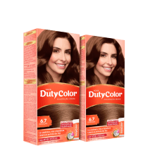 Kit DutyColor 6.7 Chocolate Duo - Coloração Permanente (2 Unidades)