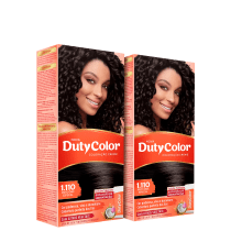 Kit DutyColor 1.110 Preto Onix Especial - Coloração Permanente (2 Unidades)