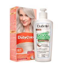 Kit DaBelle Hair DutyColor Coco Platinado (2 Produtos)