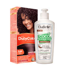 Kit DaBelle Hair DutyColor Coco Acaju Púrpura (2 Produtos)