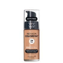 Base Líquida Revlon ColorStay 24 Horas Pele Mista à Oleosa FPS15 350 Rich Tan 30ml