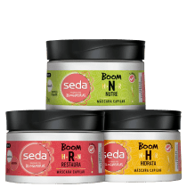 Kit Seda Boom Cronograma Capilar (3 Produtos)