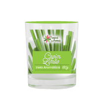 Imagem do produto Vela Aromática Perfumada 180gr Capim Limão Tropical Aromas