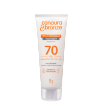 Cenoura & Bronze Diário FPS 70 - Protetor Solar Facial 50g
