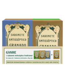 Kit Granado Tradicional Antisséptico - Sabonete em Barra 4X90g