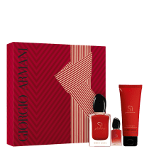 Conjunto Sì Passione Giorgio Armani Feminino - Eau de Parfum 50ml + Miniatura 7ml + Loção Hidratante 75ml