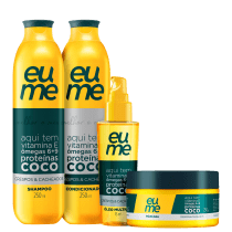 Kit Eume Crespos & Cacheados Diário (4 Produtos)