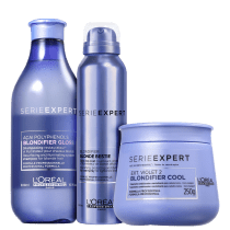 Kit L’Oréal Professionnel Serie Expert Blondifier Cool Gloss (3 Produtos)