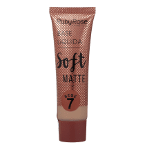 Ruby Rose Soft Matte 7 Bege Escuro - Base Líquida 29ml