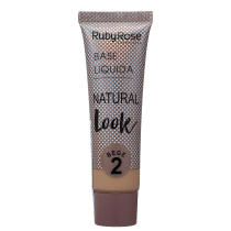 Ruby Rose Natural Look Bege 2 - Base Líquida 29ml