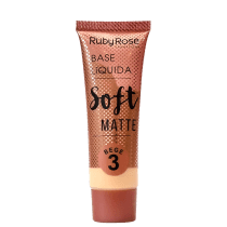Ruby Rose Soft Matte 8 Bege - Base Líquida 29ml