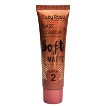 Ruby Rose Soft Matte 02 Café - Base Líquida 29ml