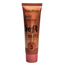 Ruby Rose Soft Matte 03 Café - Base Líquida 29ml