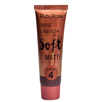 Ruby Rose Soft Matte 04 Café - Base Líquida 29ml