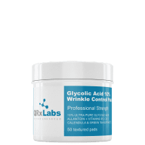 QRxLabs Glycolic Acid 10% - Lenço para Rugas Redutor de Linhas (50 Unidades)
