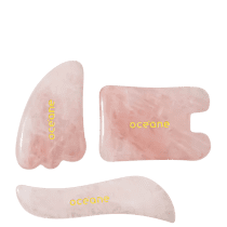 Kit Océane Rose Quartz Gua Sha Set (3 Produtos)