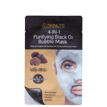 Skinlite Vulcânica 4 em 1 Purificante Preta com Bolhas de Oxigênio - Máscara Facial 23g