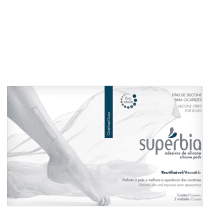 Supérbia Tiras Adesivas de Silicone para Cicatrizes Multiáreas 2x30cm
