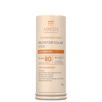 Adcos Stick FPS 80 Peach - Protetor Solar com Cor 12g