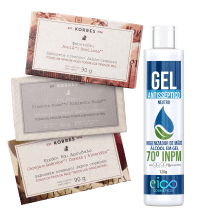 Kit Eico Gel Antiséptico & Sabonetes Cremosos (4 Produtos)