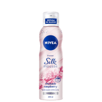NIVEA Silk Mousse Rhubarb Raspberry - Espuma de Banho 200ml