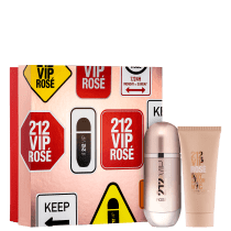 Conjunto Carolina Herrera 212 VIP Rosé - Perfume 80ml + Loção Corporal 100ml