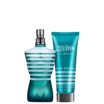 Conjunto Le Male Jean Paul Gaultier Eau de Toilette - Perfume 75ml + Gel de Banho 75ml