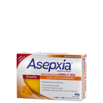 Asepxia Enxofre Antioleosidade - Sabonete em Barra Facial 80g