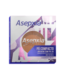 Asepxia Antiacne FPS 20 Bege Escuro - Pó Compacto 10g
